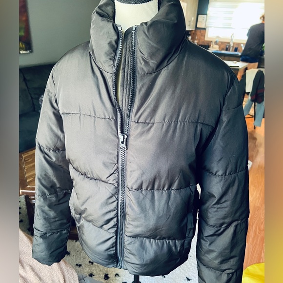 Joe Fresh Black Puffer Jacket - Picture 4 of 7